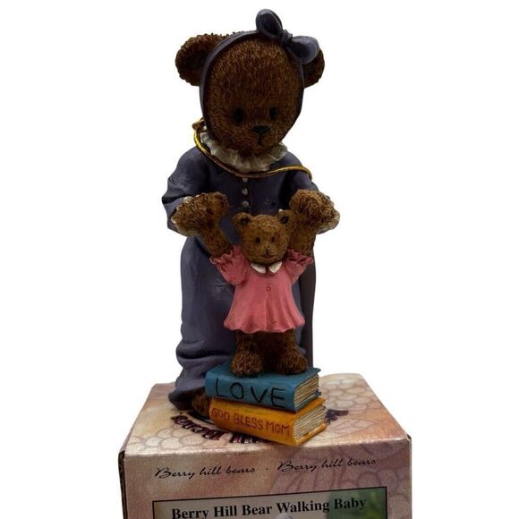 Vintage 1999 Berry Hill Bears Then Shalt Thou Walk in Thy Way Safely Figurine - Picture 7 of 11